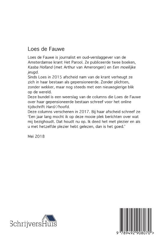 Achterkant van Gevaarlijke vrouw