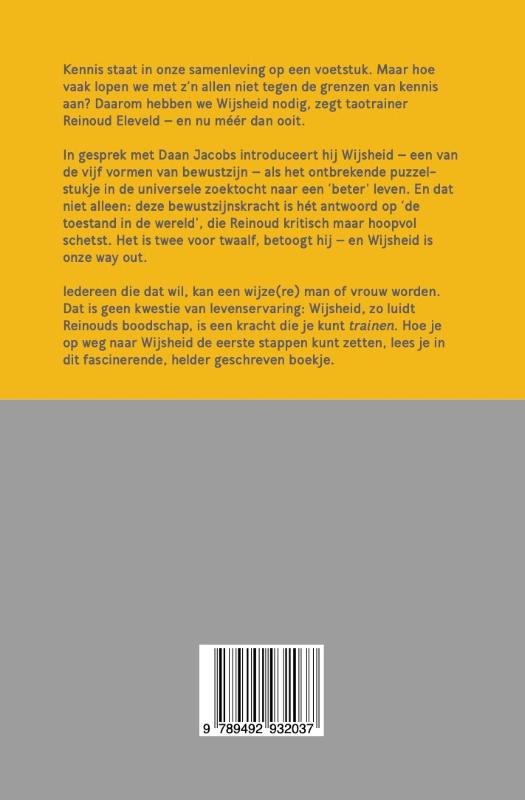 Achterkant van Op weg naar Wijsheid