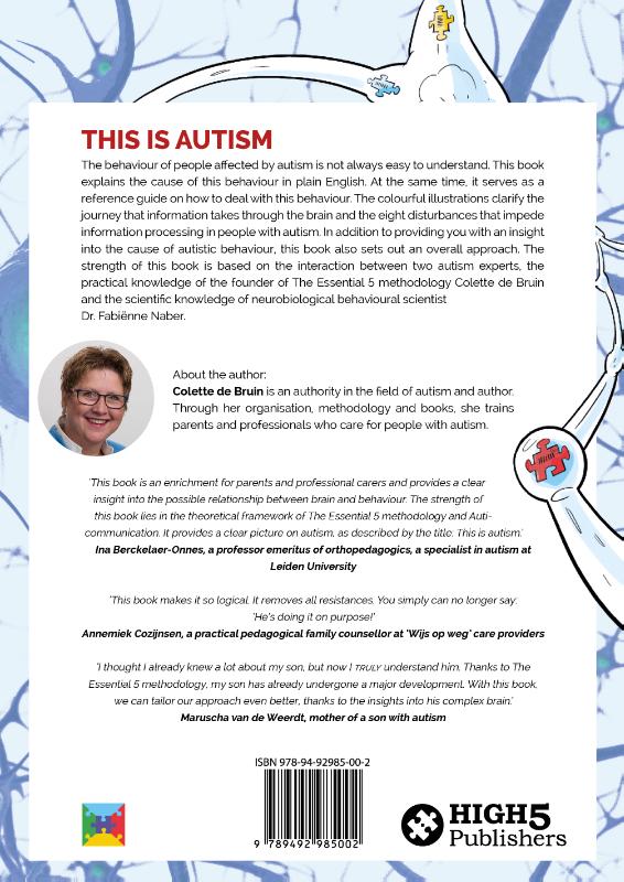 Achterkant van This is autism