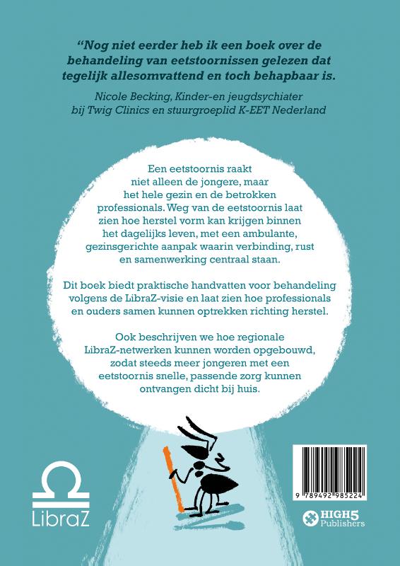 Achterkant van Weg van de eetstoornis