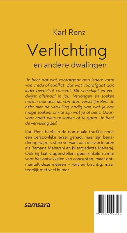 Achterkant van Verlichting en andere dwalingen