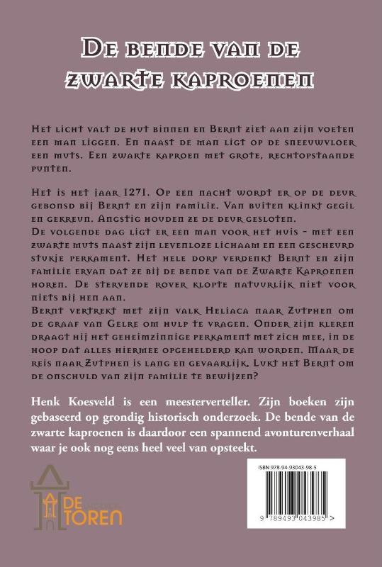 Achterkant van De bende van de zwarte kaproenen