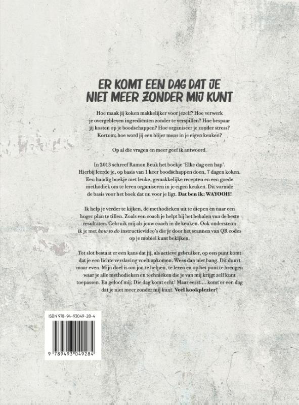 Achterkant van WAYOOH! Das handig!