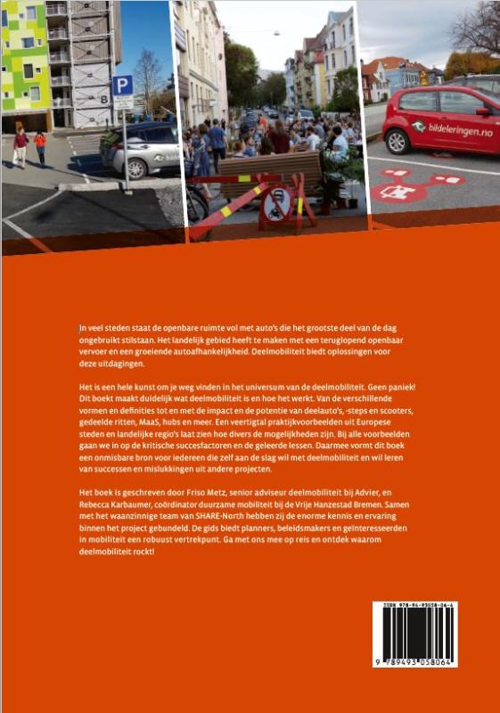 Achterkant van Shared mobility rocks