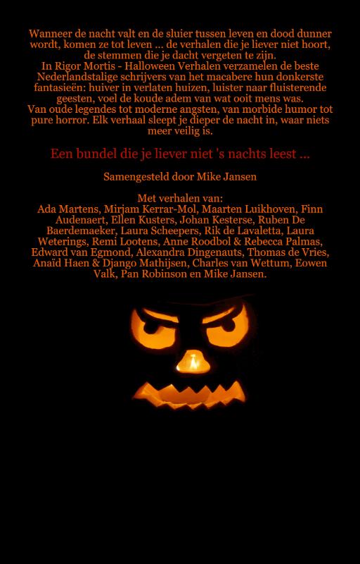 Achterkant van Rigor Mortis
