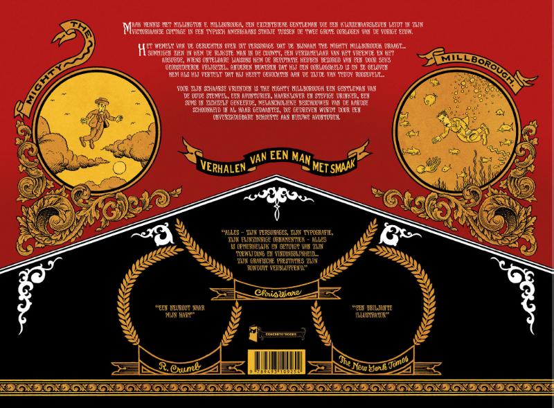 Achterkant van Christopher Mueller's The Mighty Borough