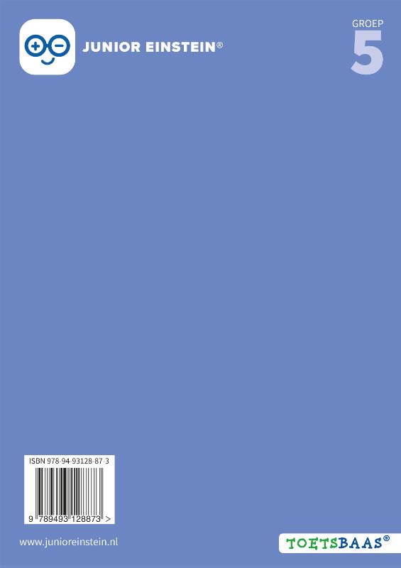 Achterkant van Rekenen werkboek 1 (Set van 5)