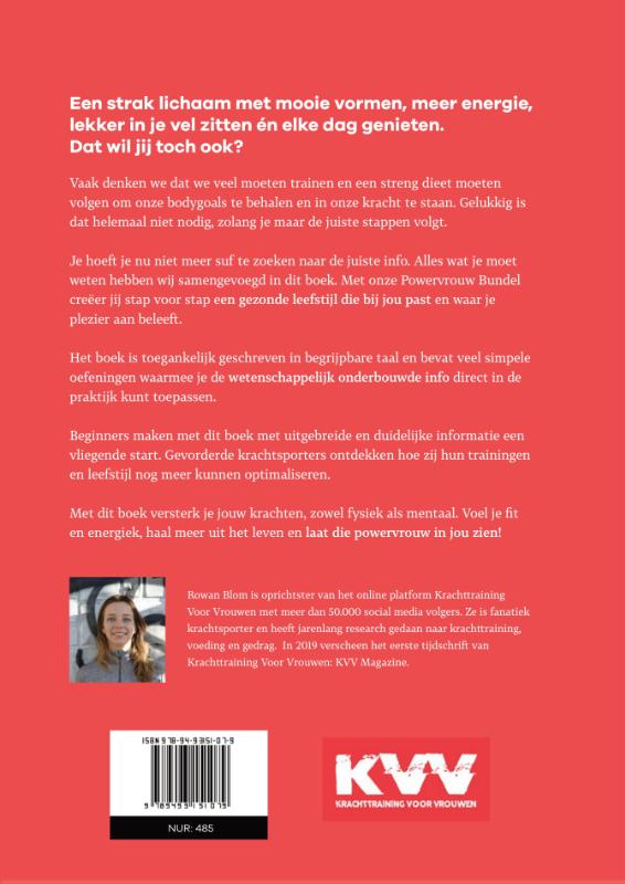 Achterkant van Powervrouw Bundel