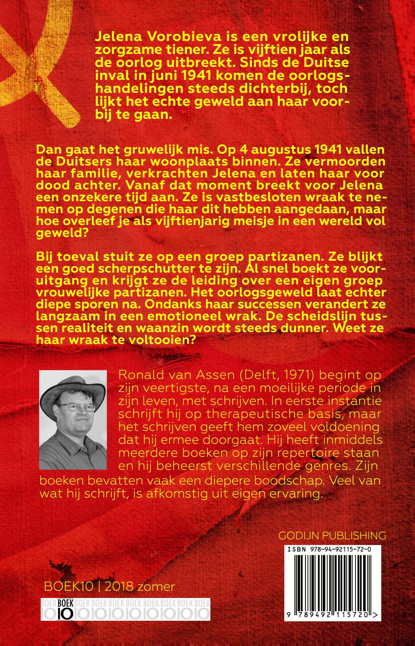 Achterkant van Jelena