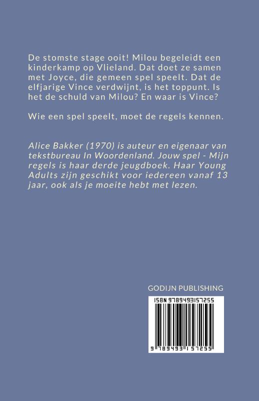 Achterkant van Jouw spel, mijn regels