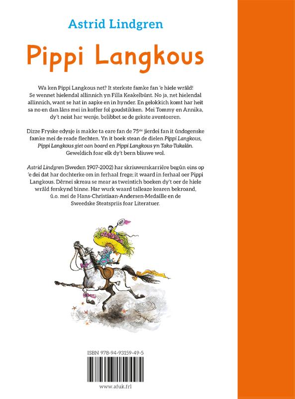 Achterkant van Pippi Langkous