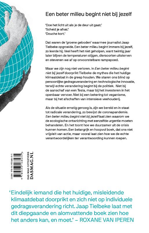 Achterkant van Een beter milieu begint niet bij jezelf