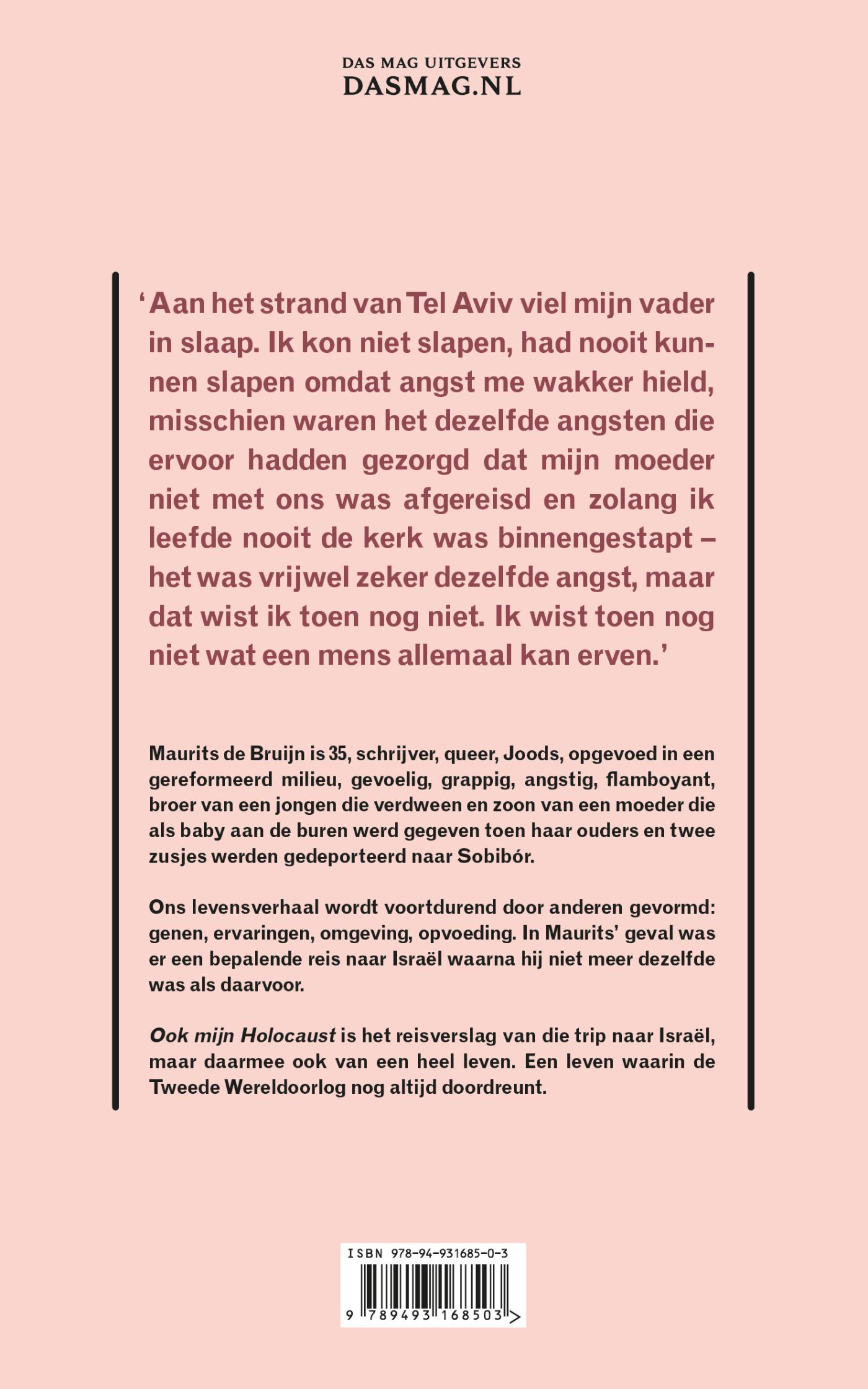 Achterkant van Ook mijn Holocaust