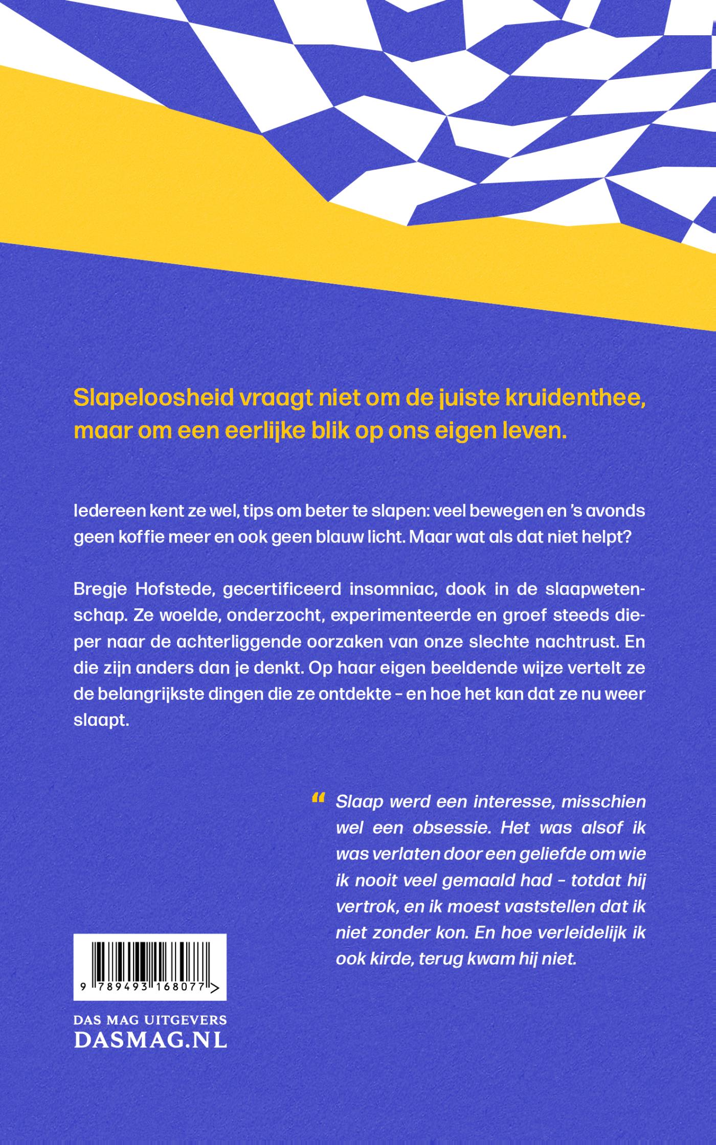 Achterkant van Slaap vatten