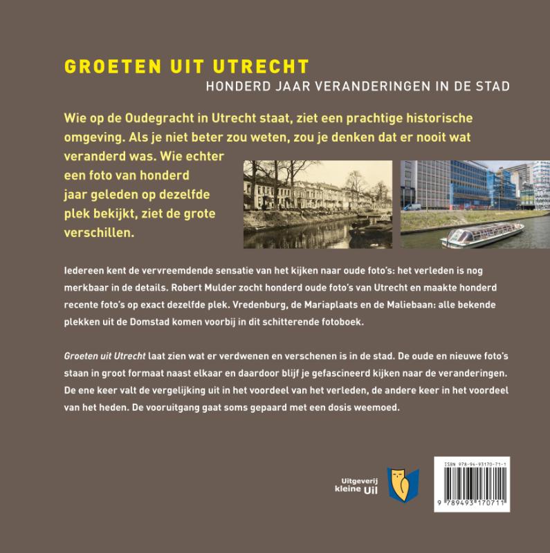 Achterkant van Groeten uit Utrecht