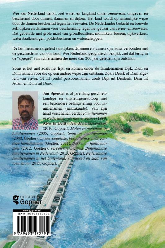 Achterkant van Dijk, dam en duin in familienamen