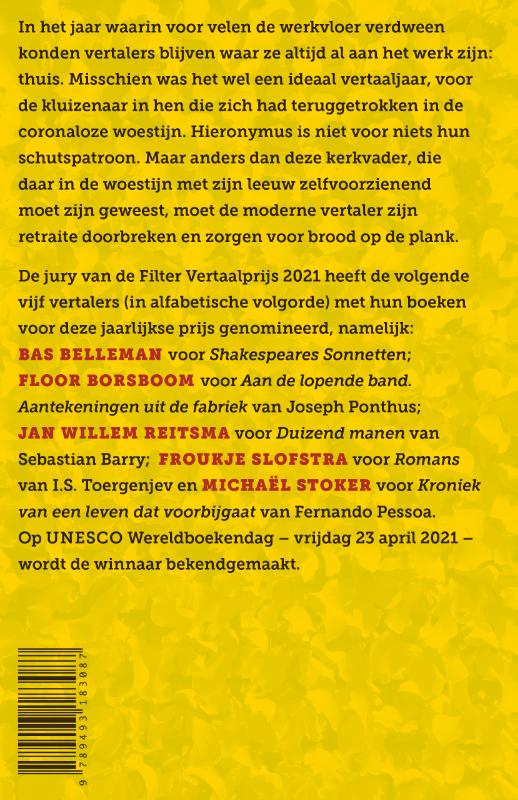 Achterkant van Filter – Tijdschrift over vertalen
