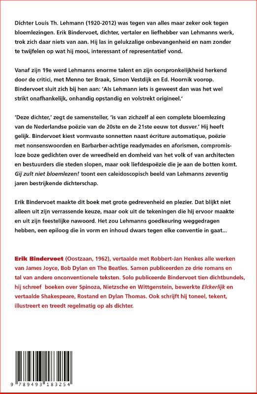 Achterkant van Gij zult niet bloemlezen