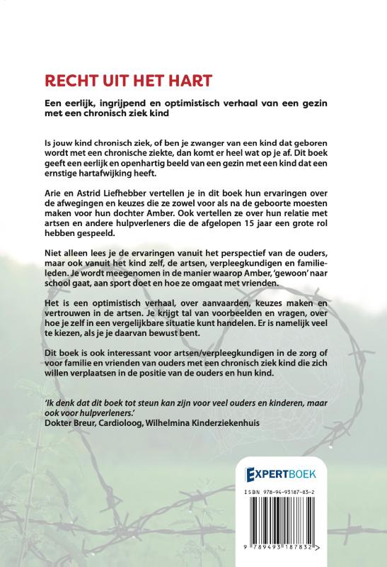 Achterkant van Recht uit het hart