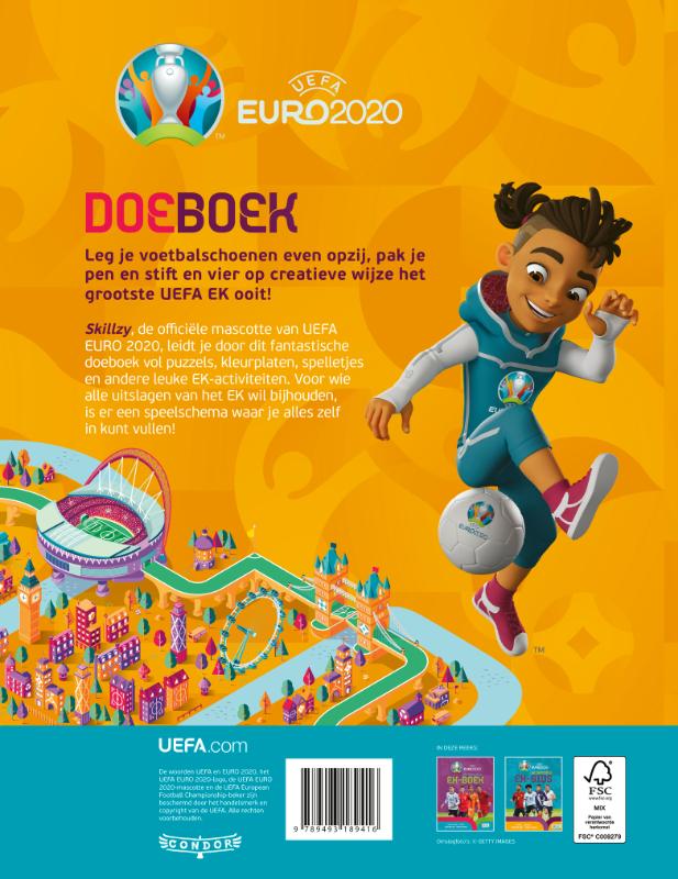Achterkant van Het officiële doeboek