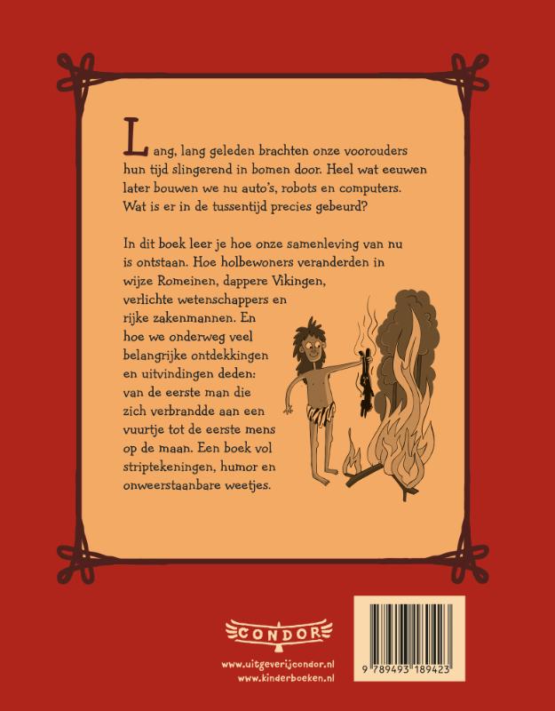 Achterkant van Van aap tot sapiens