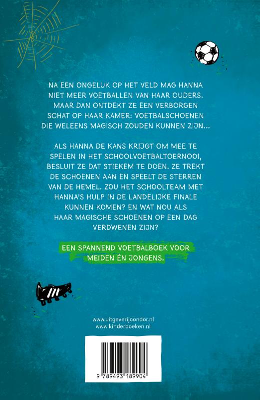 Achterkant van Hanna Panna en de magische voetbalschoenen