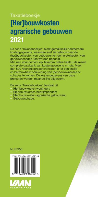 Achterkant van Her)bouwkosten agrarische gebouwen 2021