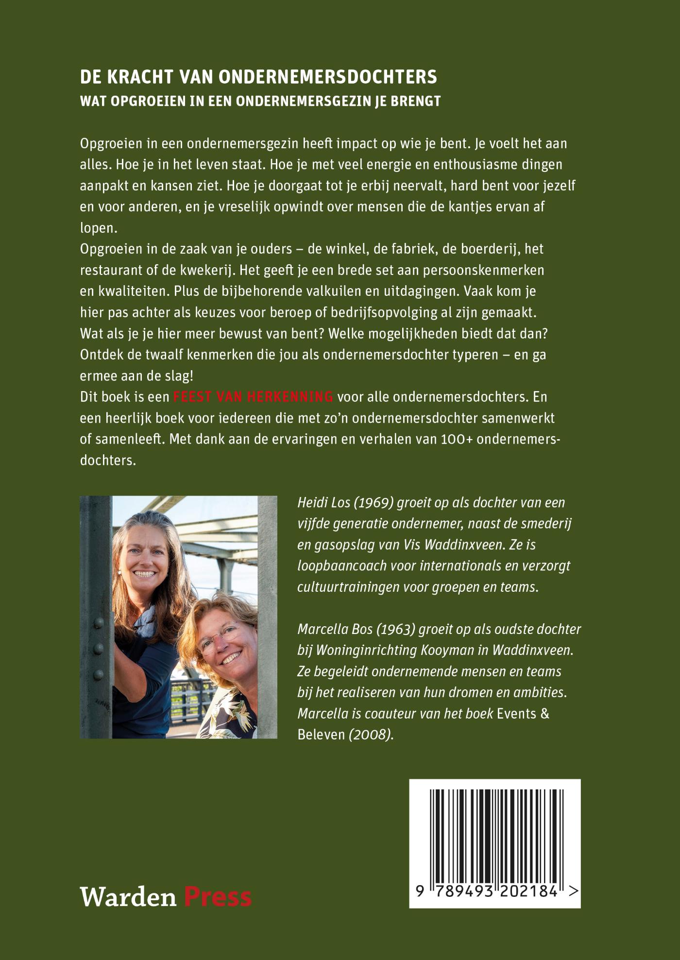 Achterkant van De kracht van ondernemersdochters