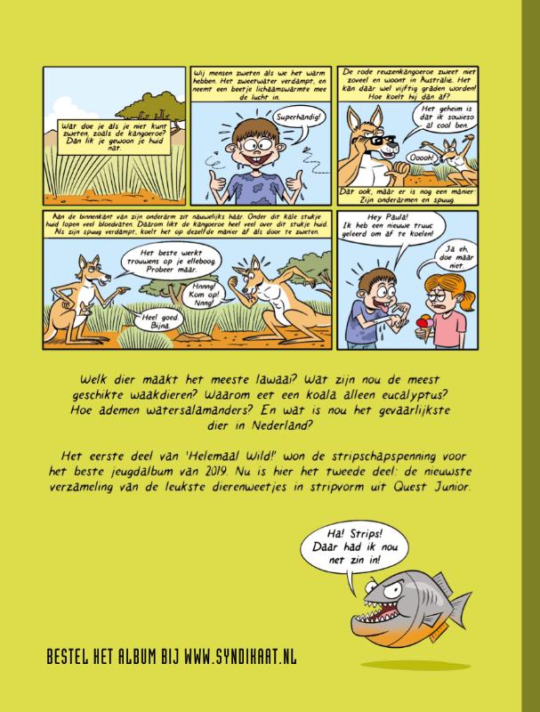 Achterkant van Helemaal Wild!