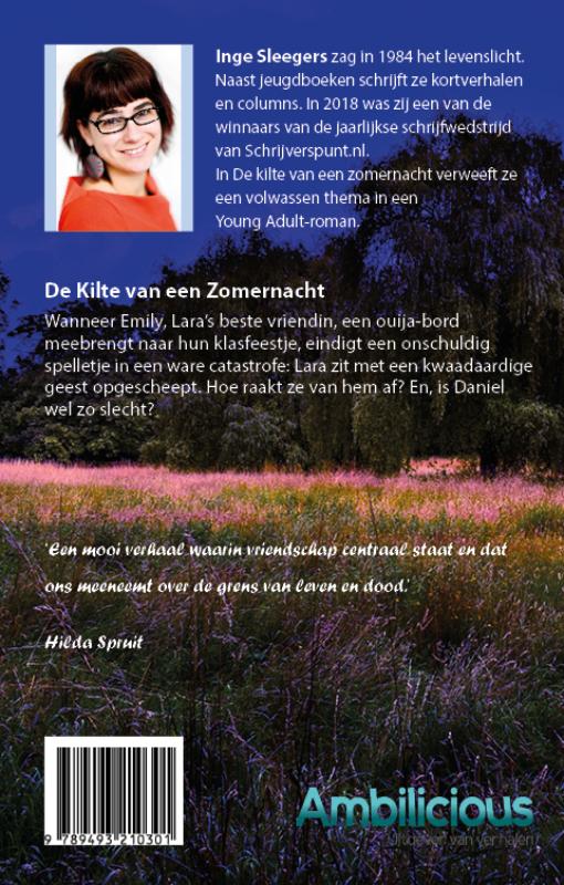 Achterkant van De kilte van een zomernacht