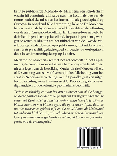 Achterkant van Medardo de Marchena. Staatsgevaarlijk in koloniaal Curaçao
