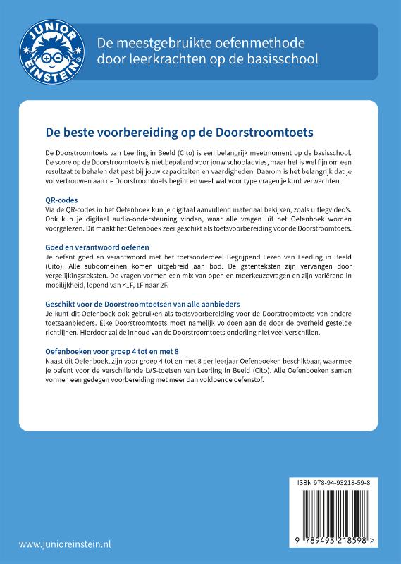 Achterkant van 2 groep 8