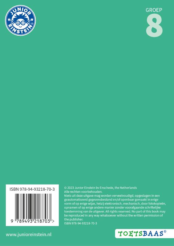 Achterkant van Antwoordenboek 2