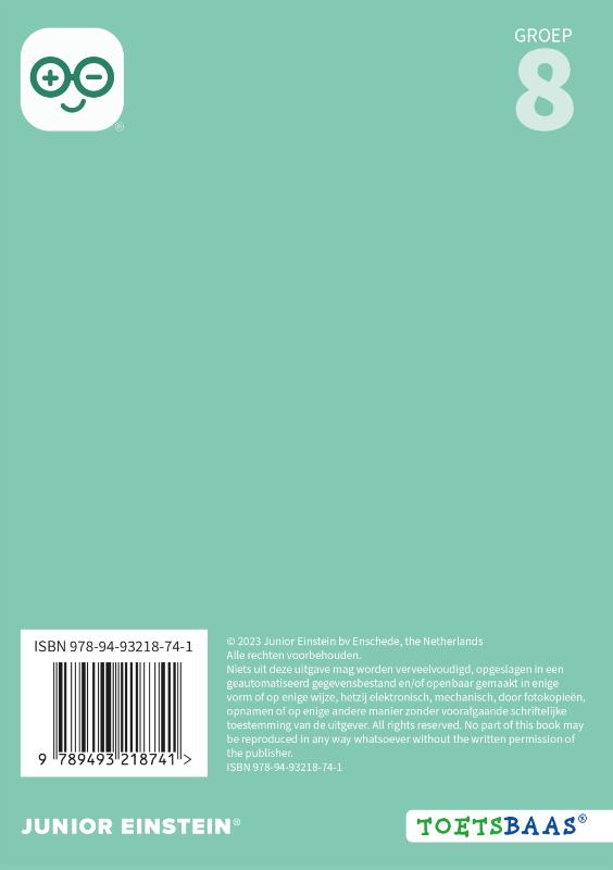 Achterkant van Antwoordenboek 2