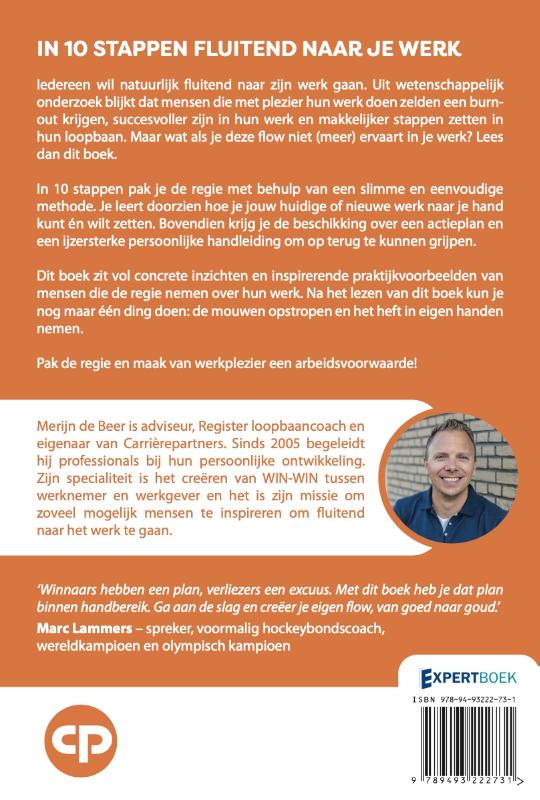 Achterkant van IN 10 STAPPEN FLUITEND NAAR JE WERK