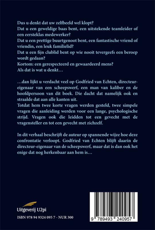 Achterkant van De man die zichzelf werd