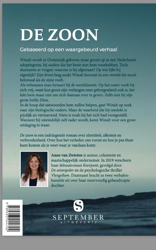 Achterkant van De zoon