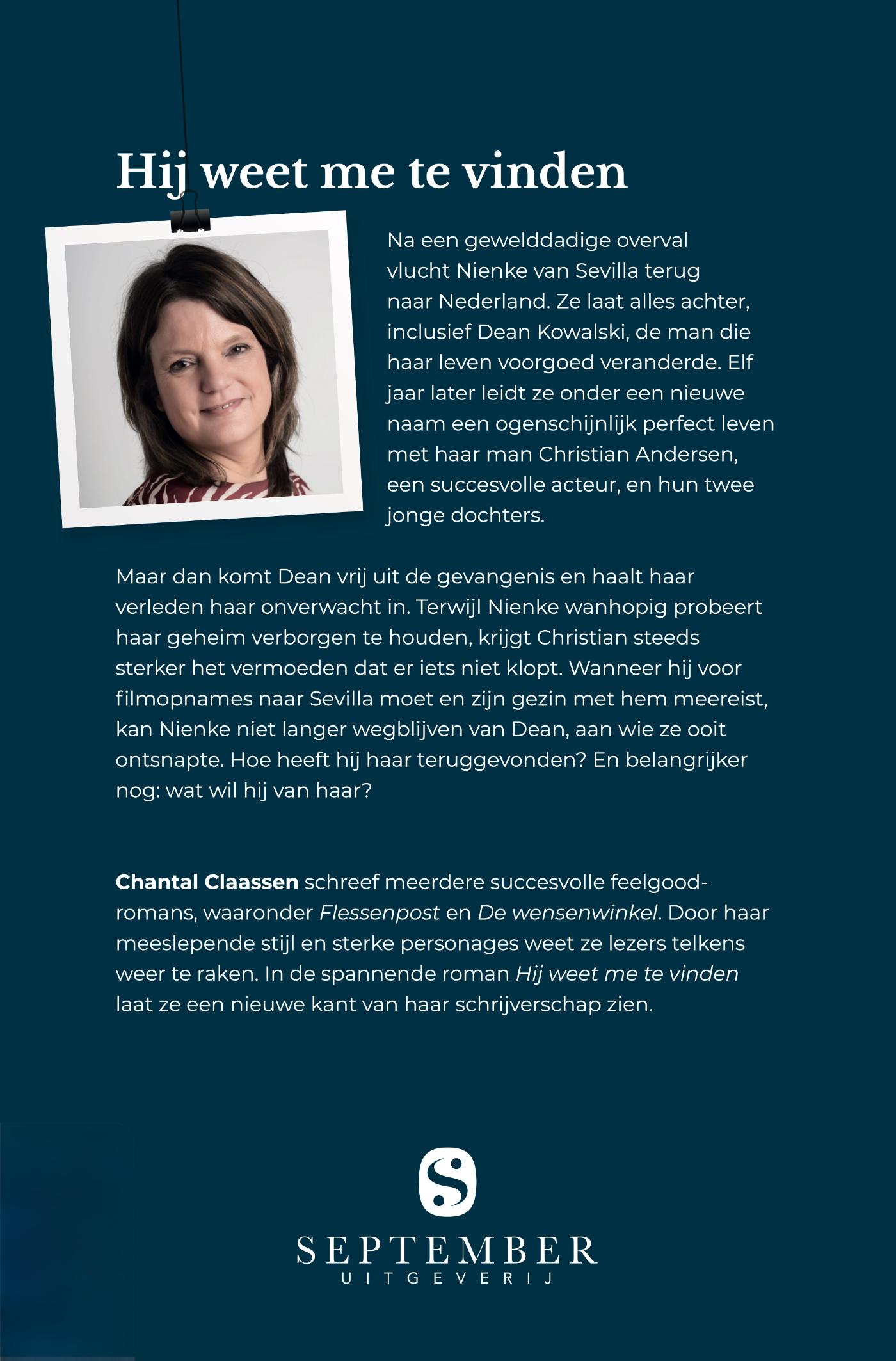 Achterkant van Hij weet me te vinden