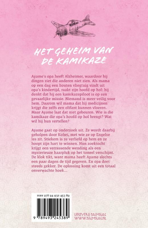 Achterkant van Het geheim van de kamikaze