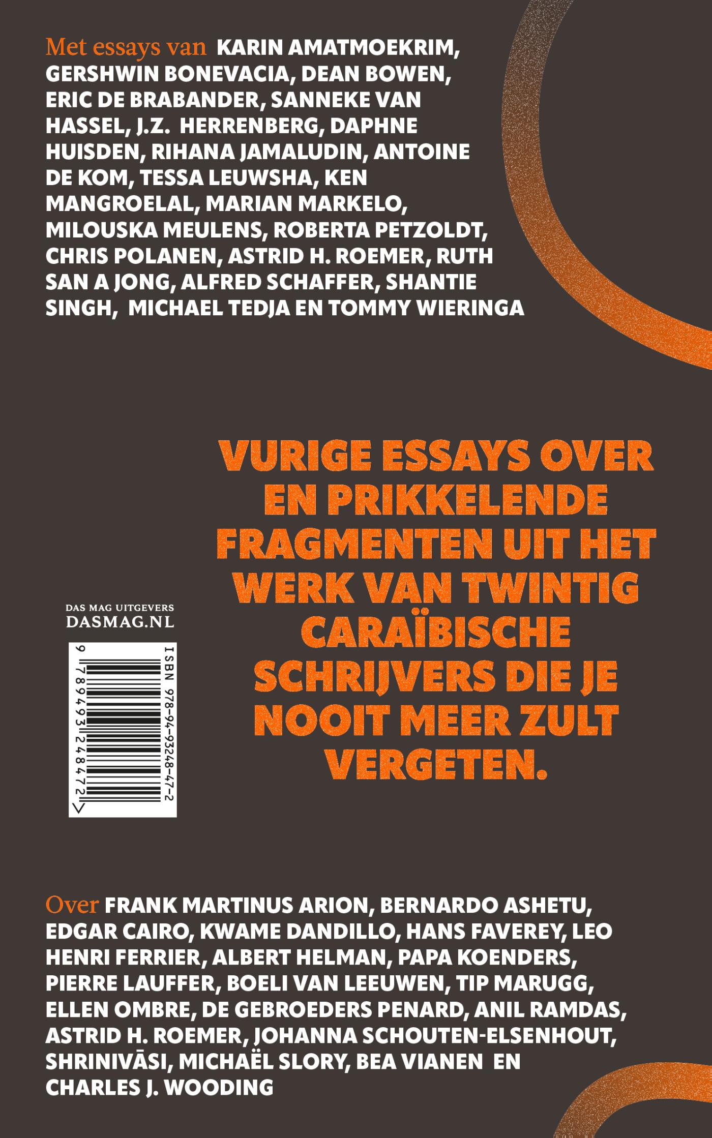 Achterkant van Dat wij zongen