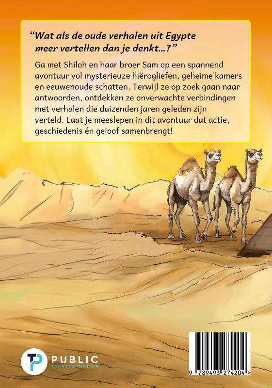 Achterkant van De avonturen van Shiloh