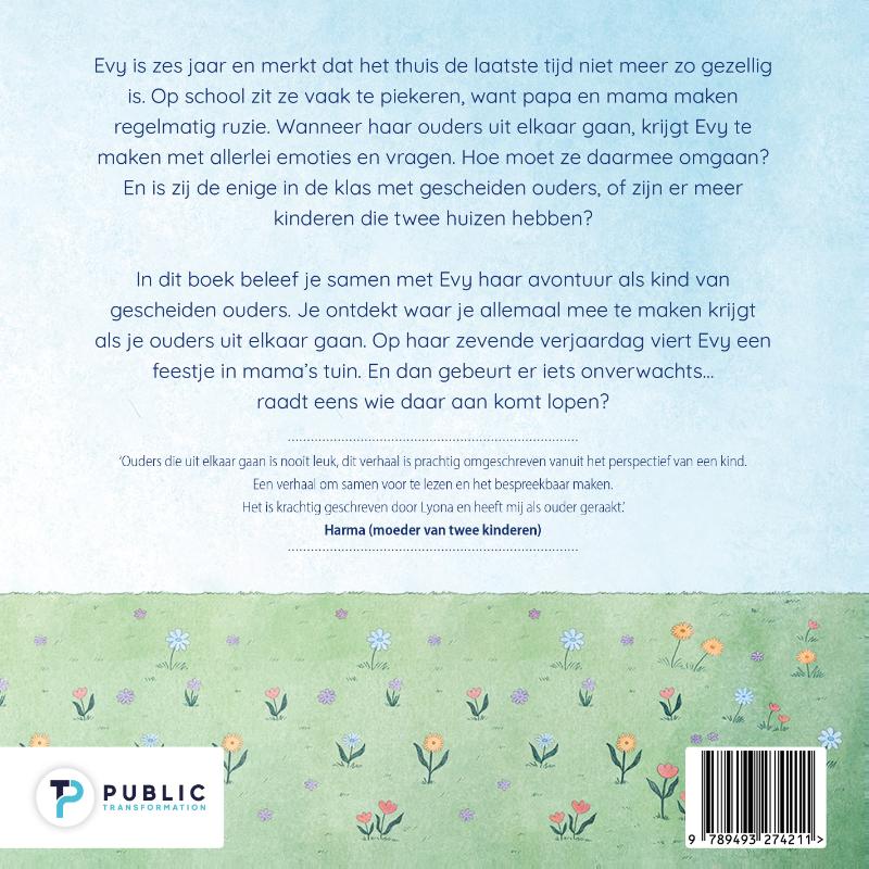 Achterkant van Aju Paraplu