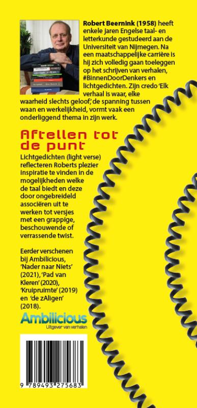 Achterkant van Aftellen tot de punt