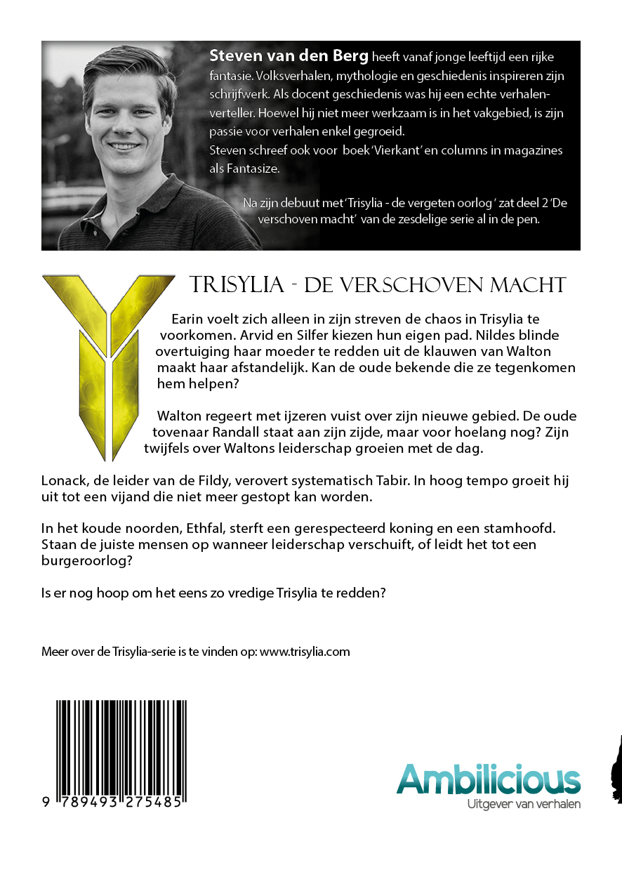 Achterkant van De verschoven macht