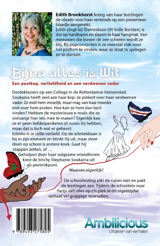 Achterkant van Bijna alles is wit