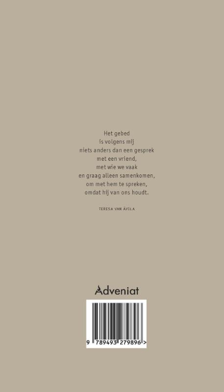 Achterkant van Gebedenboek