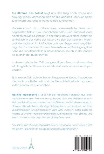 Achterkant van Die Stimme des Selbst