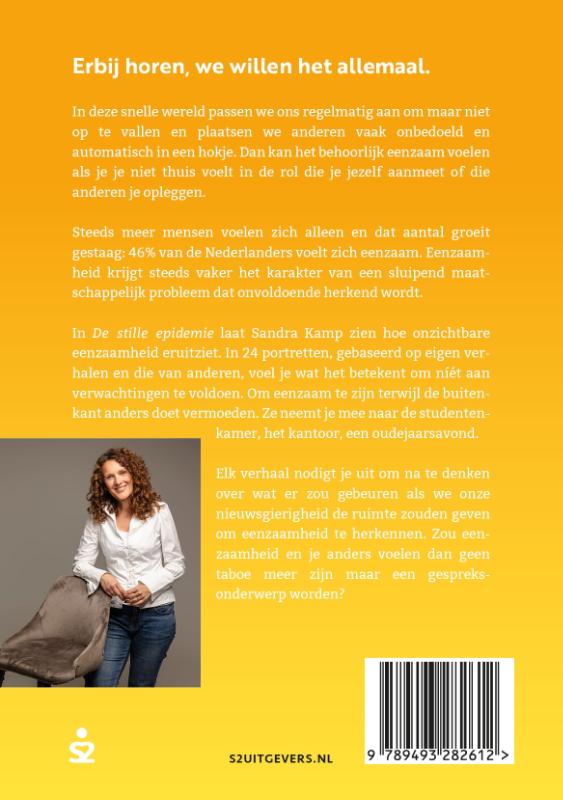 Achterkant van De stille epidemie