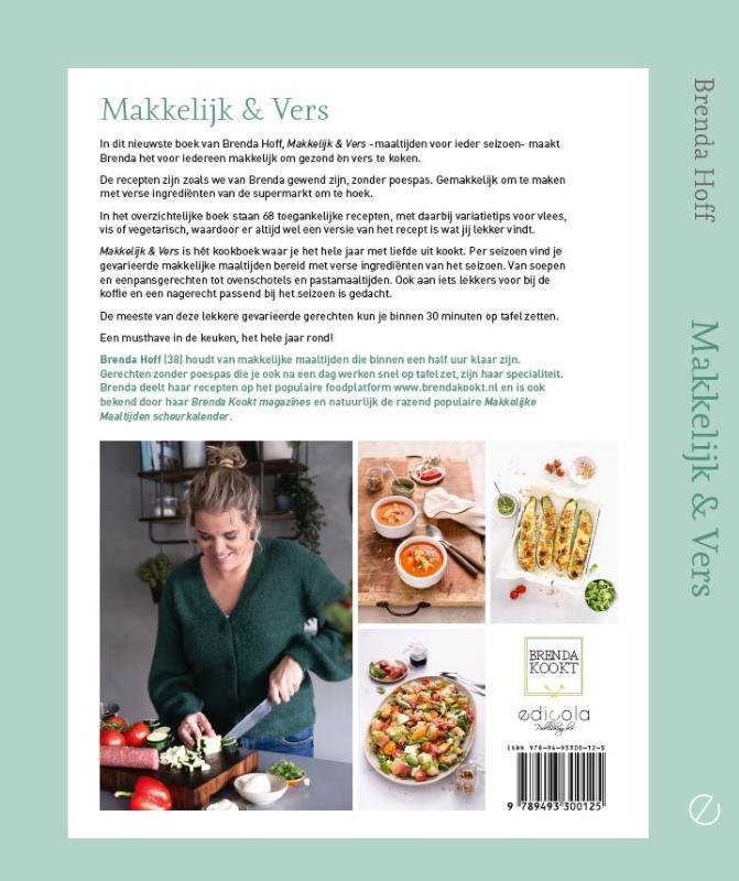 Achterkant van Makkelijk & Vers