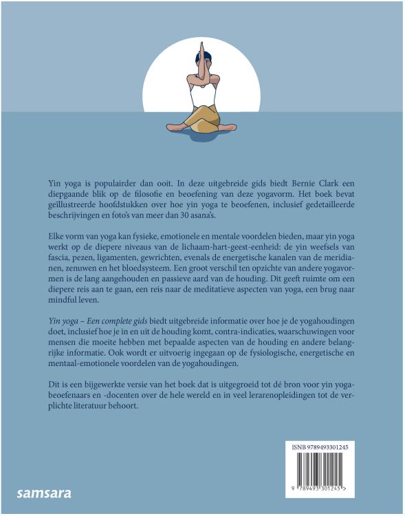 Achterkant van Yin yoga